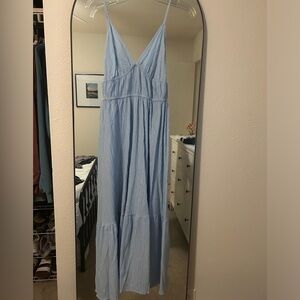 Light blue maxi dress. Size large.